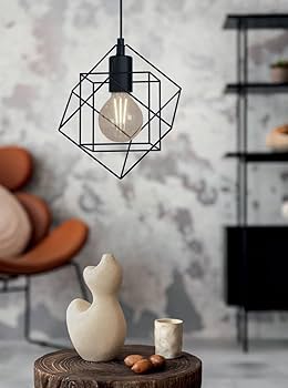 Retro Industrielle Pendelleuchte - Metall Design Lampe 