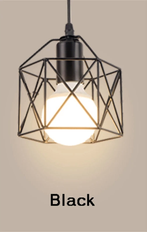 Retro Industrielle Pendelleuchte - Metall Design Lampe 