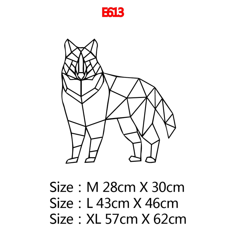 Geometrische Tiere – Moderne Design Wandaufkleber