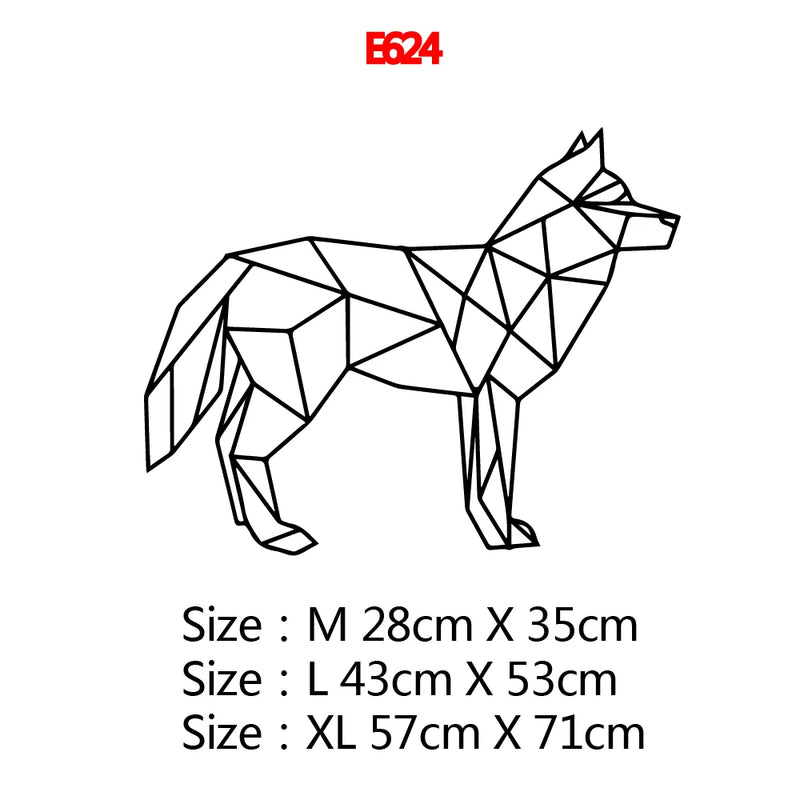 Geometrische Tiere – Moderne Design Wandaufkleber