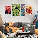 Marvel-Superhelden-Poster – Leinwanddruck 