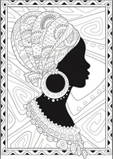 Tableau Abstrait Femme Africaine – Art sur Toile