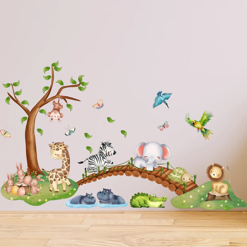 Stickers Muraux Animaux – Créez une Chambre Magique pour Votre Enfant !