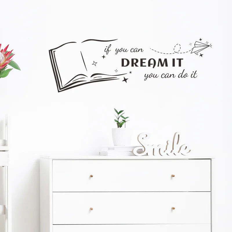 Sticker Citation "Dream It" – Osez Rêver Grand ! ✨🚀