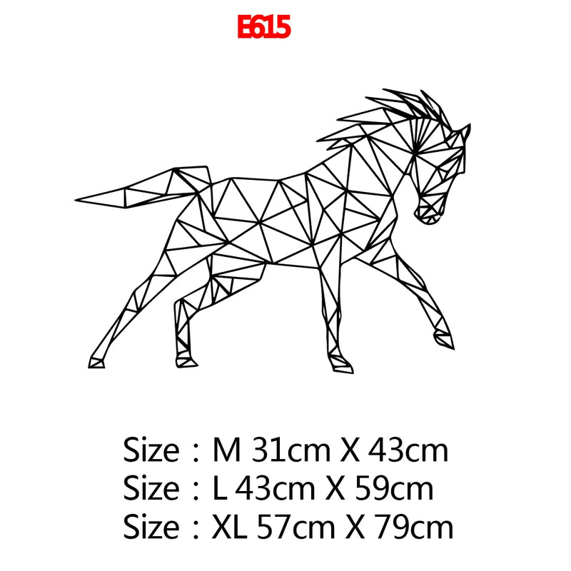 Geometrische Tiere – Moderne Design Wandaufkleber