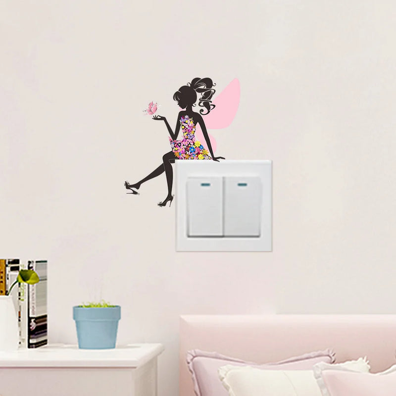 "Sticker Fée Papillon – Enchantez Votre Déco !"