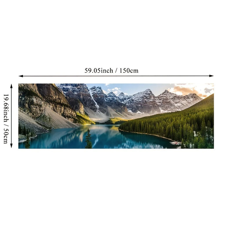 Tableau Panoramique Lac & Montagne – Sérénité Naturelle