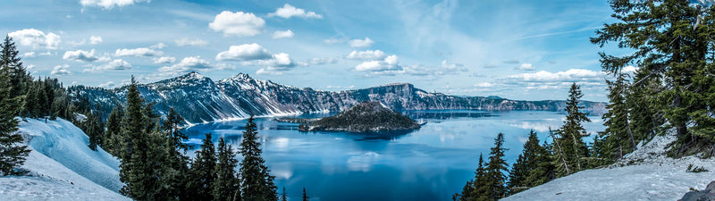 Tableau Panoramique Lac & Montagne – Sérénité Naturelle