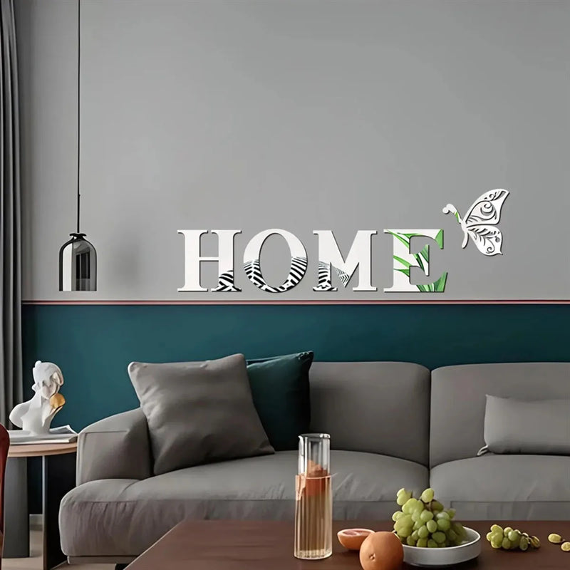 Sticker Mural 3D « HOME »